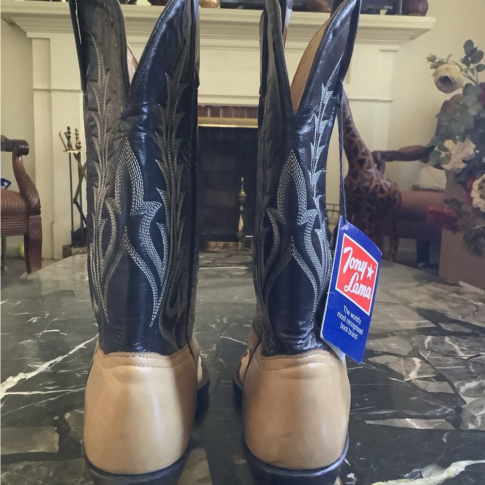 Vintage Tony lama exotic full ostrich quill western women’s cowboy boots sz 9.5 - Picture 5 of 10